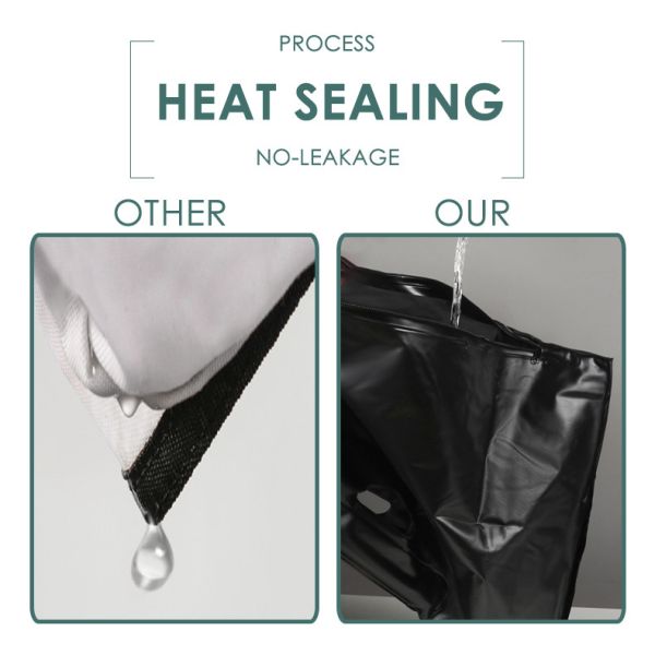 Inner Handles Mortuary Funeral Body Bag , U Zipper Body Bag For Corpse