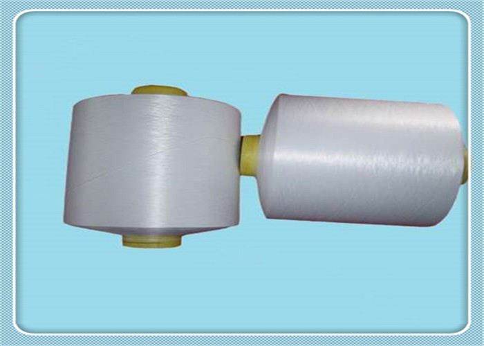 Bleached 100D/48F Recycled Polyester Yarn , Polyester Yarn Dty Breathable