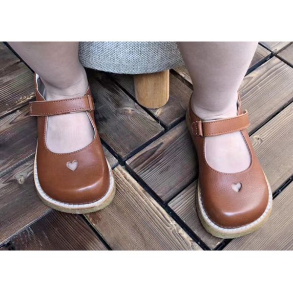 Summer / Spring 23-30 Size Mary Jane Flats Shoes Girls School Uniform Dress Round Toe