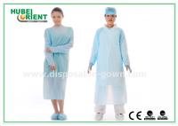Pour le cou, chemise médicale à usage unique avec poignets
