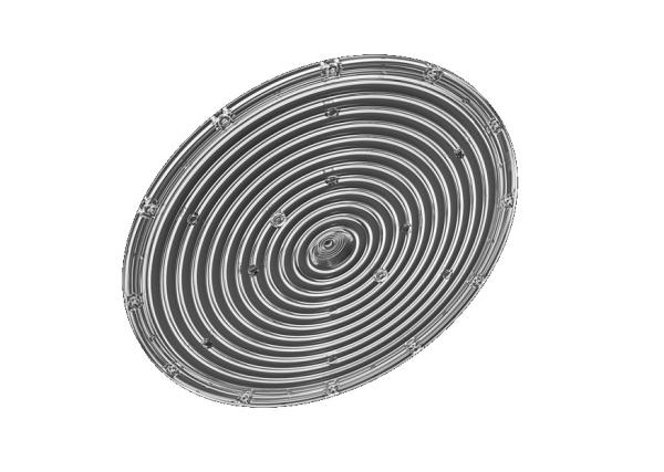Material durável do PC do grau 300W da tampa da lente 90 do diodo emissor de luz do UFO Highbay