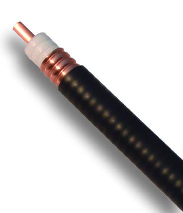 Microwave Telecom RF Feeder Cable , 3/8 Inches RF Coaxial Cable With PE Jacket For Metro Stations