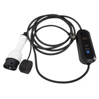 PC de alta resistencia a la llama 220V cargador portátil de CA EV corriente ajustable