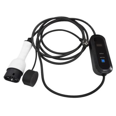 High Flame Retardant PC 220V Portable AC EV Charger Adjustable Current