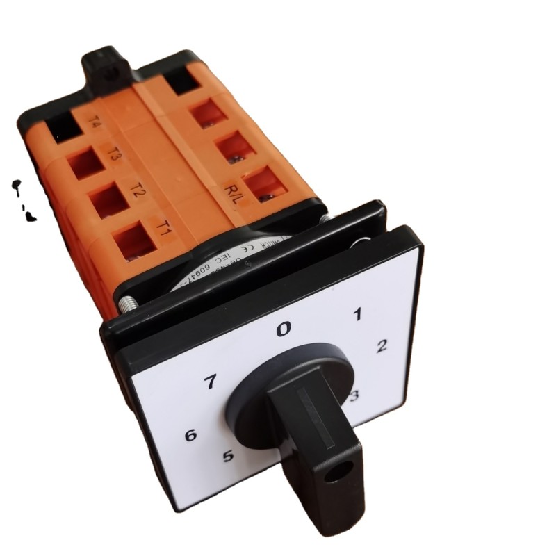 OPAS High Quality 4P 32A 40A Electrical Selector Switch 4-Pole Changeover Rotary Cam Switches with 7position Options