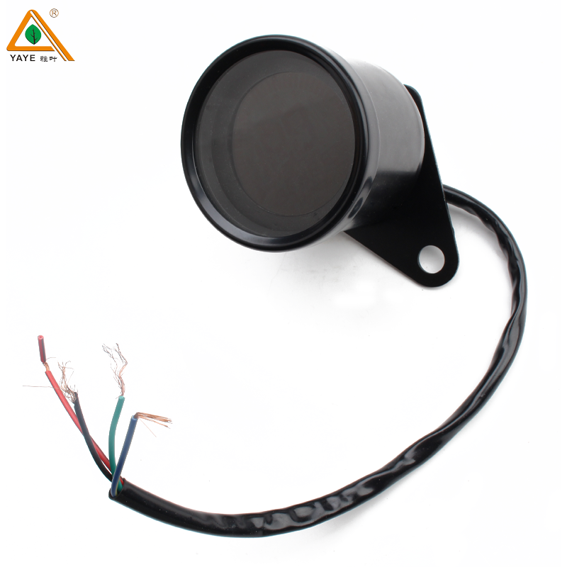 Universal LED Digital Speedometer Meter for Motorcycles 7 Color Lighting Changes New Condition