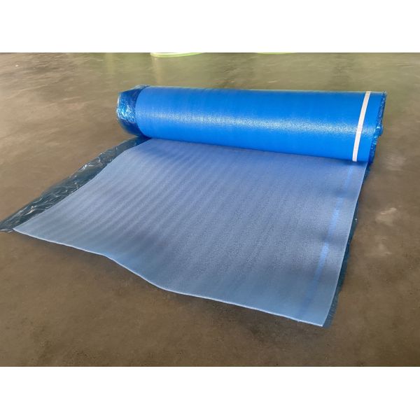 EPE Laminate Floor Underlay With Blue Single Foam High Thermal Insulation