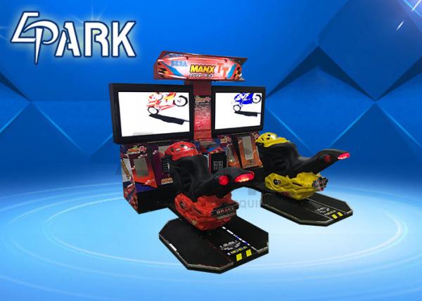 2 Player Electronic Tt Motor Racing Simulator Arcade Game Machine For Game Center