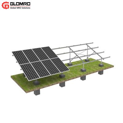 A terra do painel solar de liga de alumínio apoia o suporte solar da instalação da estrutura