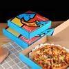 CMYK Corrugated Packaging Box 12 Inch  Cardboard Reusable Pizza Box
