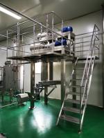 Línea de producción de puré y pasta de manzana fresca Envasado aséptico Entrada de 2 t/h