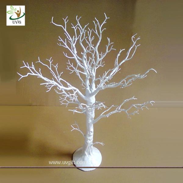 UVG wedding centerpiece ideas white plastic dry tree fake decorative twigs for tables DTR29