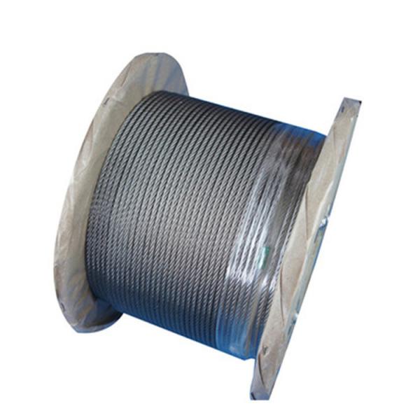 3.2mm 316 7x7 câble en acier inoxydable AISI ASTM BS DIN GB JIS