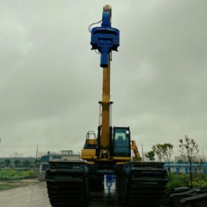 Bélier hydraulique de vibration For Waterbodies Construction