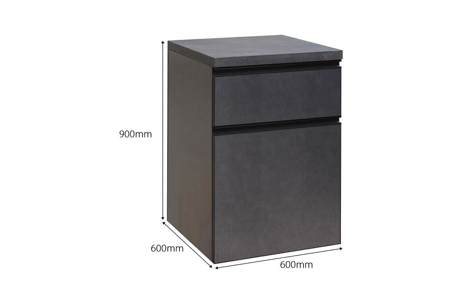 Aluminum PVC Composite Panel Outdoor Grill Cabinet Multi Functional With Concealed Handles