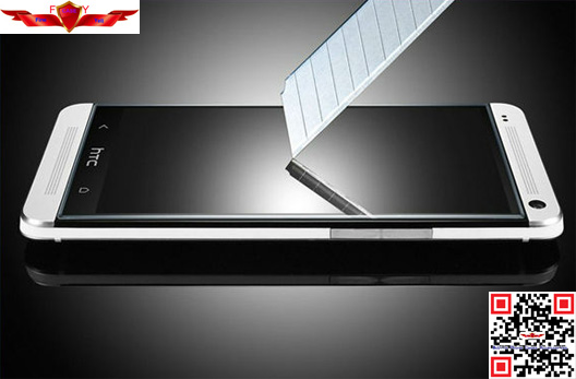 100% Brand New Japan Glass 2.5D 9H 0.2MM Tempered Glass Screen Protector For HTC ONE