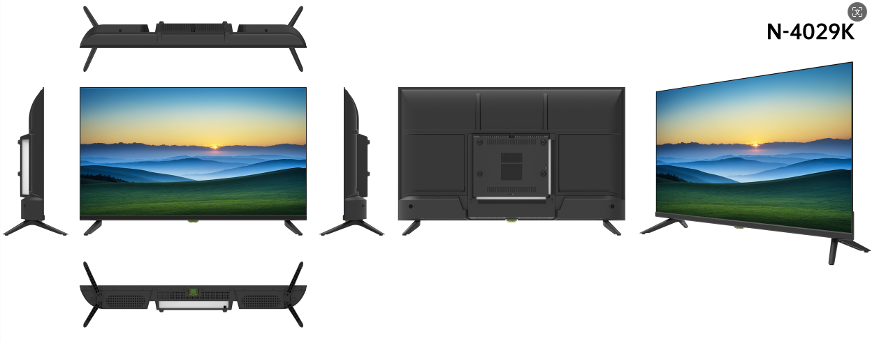 Цифровой телевизор без рамы 40 дюймов Ультратонкая толщина для конференц-зала