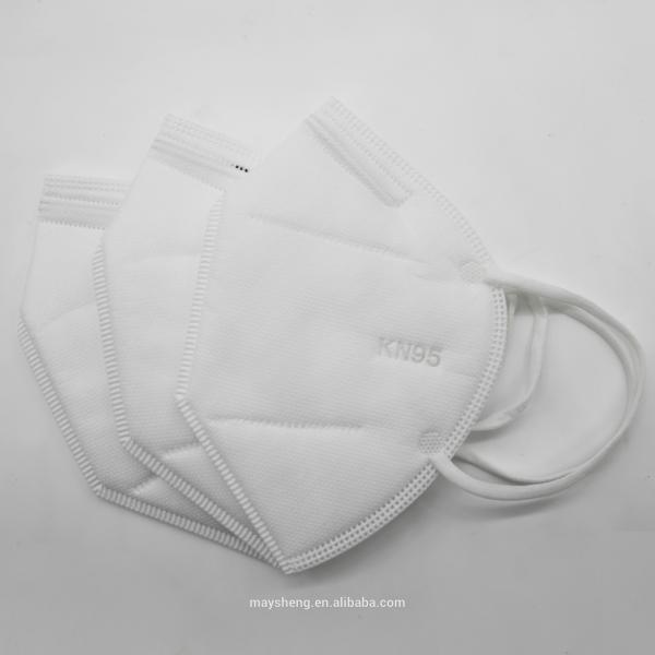 Foldable KN95 Particulate Respirator Mask White Color For Personal Care