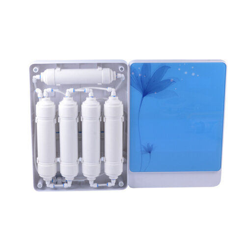 Manual Flush Reverse Osmosis Water Filtration System with Water Tank and TDS Computer