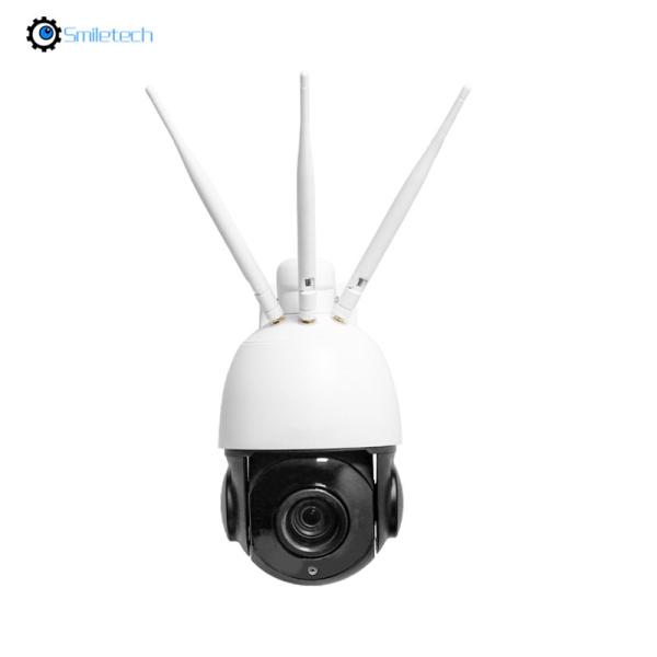 4 inch 20X optical zoom 5MP 60m IR 4G WIFI PTZ camera Waterproof IP66 128GB TF card slot solar 4G 1080p IR speed dome