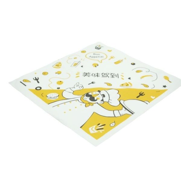 White Flat Deli Wrap Paper Disposable Take Out Catering Wrap Paper Sheets