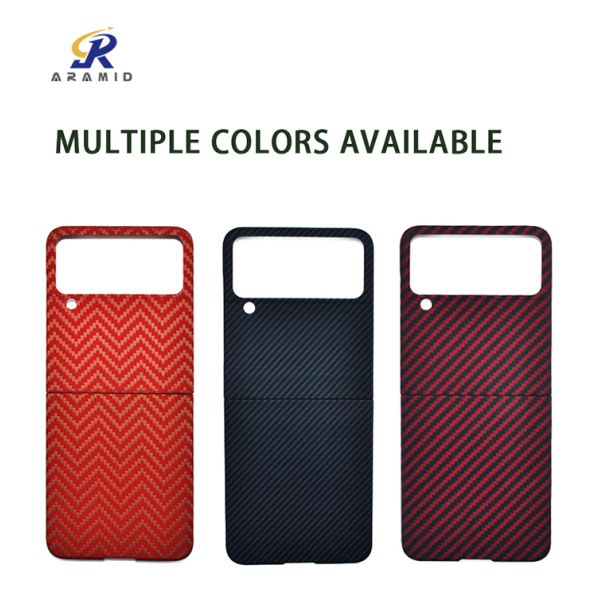 Подгонянный случай сотового телефона волокна углерода Aramid логотипа магнитный на сальто 4 Samsung