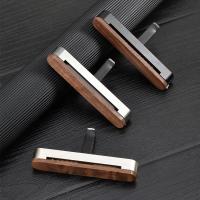 Difusor de aroma de automóvil de logotipo personalizado Perfumador duradero de madera natural