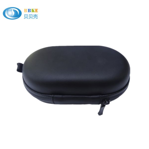 Portable PU Leather Hard EVA Headphone Case Carrying For MP3 Earphone
