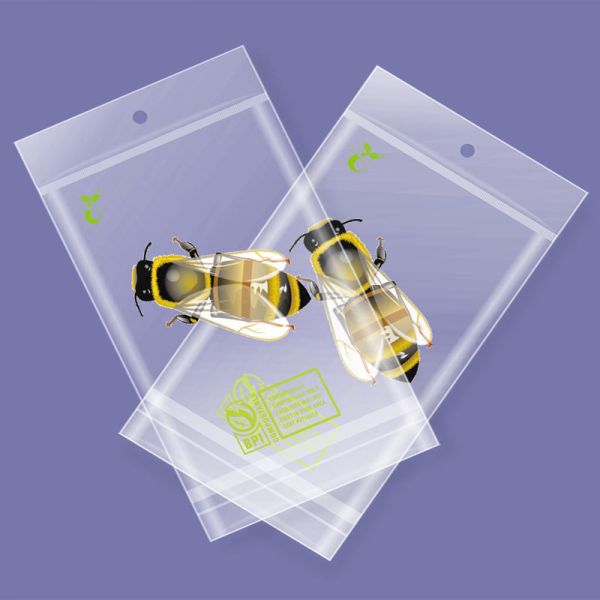 Cosmetic Compostable Ziplock Bags No PE Eco Friendly Mailing Bags