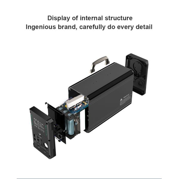 Огромный генератор электростанции MPPT 1000w Lifepo4 портативный солнечный для располагаться лагерем