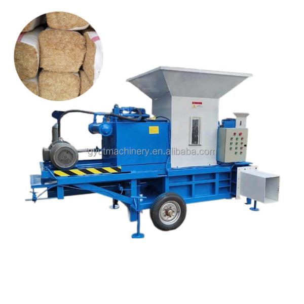Electric Automatic Wood Shaving Bale Bags Compress Machines Baler