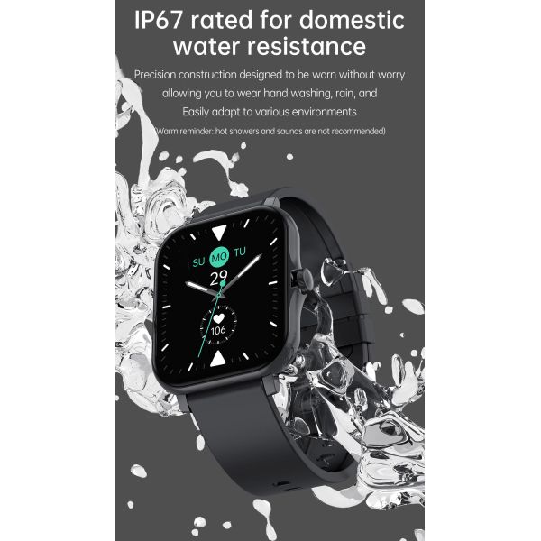 RTL8762CK Step Mileage Sport Smartwatch Calorie Consumption For Men