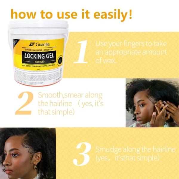 Customizable ODM Braiding Gel for African Hair Frizz Control and Long-lasting Styling