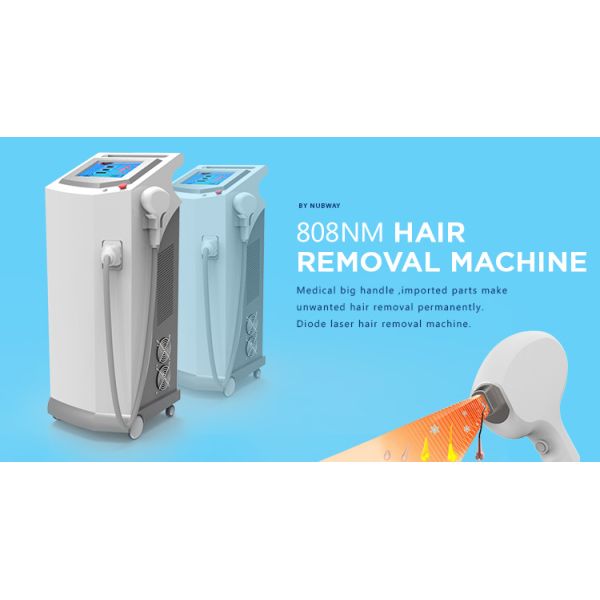 Nubway salon use beauty equipment 808 nm laser hair removal machine for spa
