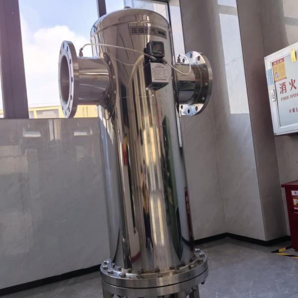 5um Stainless Steel Compressed Air Filter with Cartridge Structure and Sodium Bosolicate Fiber Glass Element Material