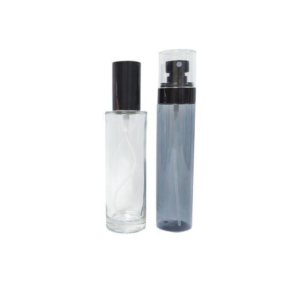 Metallization Beauty Mist Spray Bottle 3ml Compact Portable Refillable Transparent Plastic Container for Skincare and Cosmetic