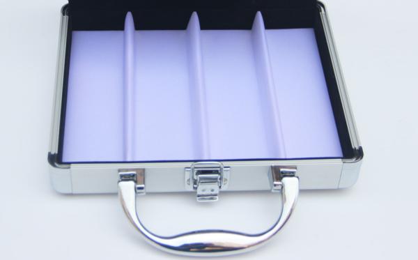 Silver Aluminium Transit Case 0.8 Kgs , Waterproof Aluminum Carrying Case