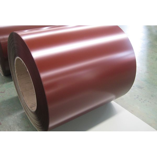 Prepainted Red / Blue Color Coated Steel Coil Q195 / Q235 Material For Advertising