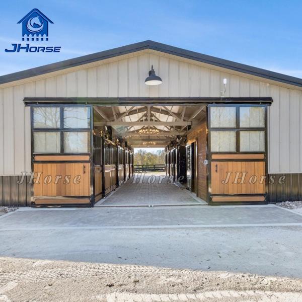 Versatile Steel Horse Stable Required Assembly for Flexible and Functional Equine Housing