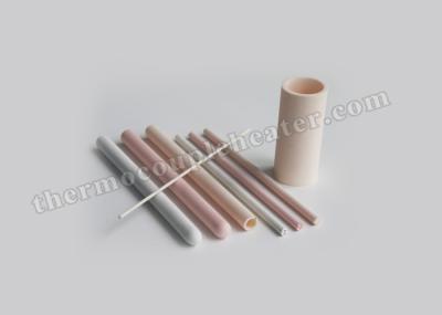 Tubo cerâmico da proteção do par termoeléctrico da alumina alta de alta temperatura