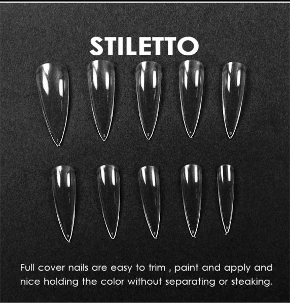 Pre-Designed Short Press on Nails French Tip for Custom Soft Acrylic Gel Professional Nail Extensions