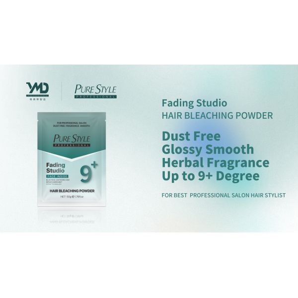 Poudre Décolorante Bleue pour Cheveux Maison, Permanente, Sans Poussière 50g pour Adultes