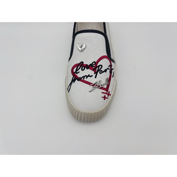 Summer Womens Flat Leather Shoes White Slip On Lazy Casual Shoes