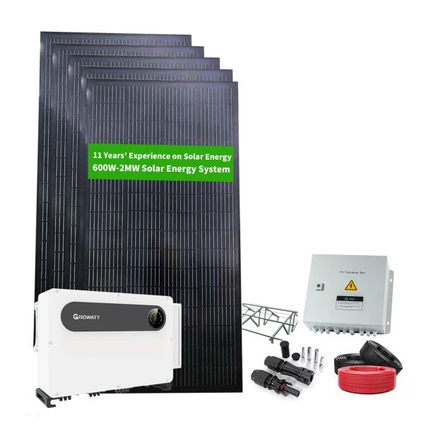 100KW Solar Panels Energy System Full Set for Farm on Grid Solar Power System Kit With Deye Grid-tied Inverter