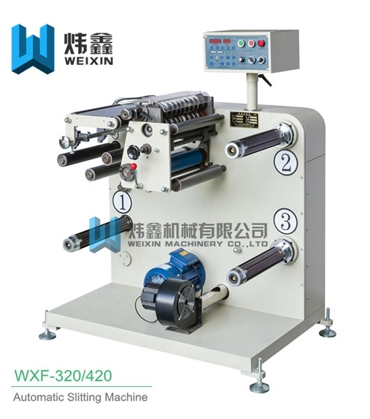 Horizontal Automatic Slitting Machine / White Polyester Film Slitting Machine