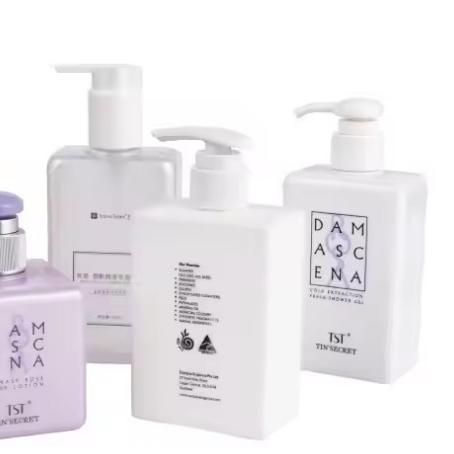 OEM PET Hand Sanitizer Pump Spray Bottle Screen Printing 245ml 250ml 300ml (MC-413)