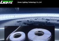 Luz de tira dupla 12W/M do silicone do diodo emissor de luz da fileira 6500k SMD5050