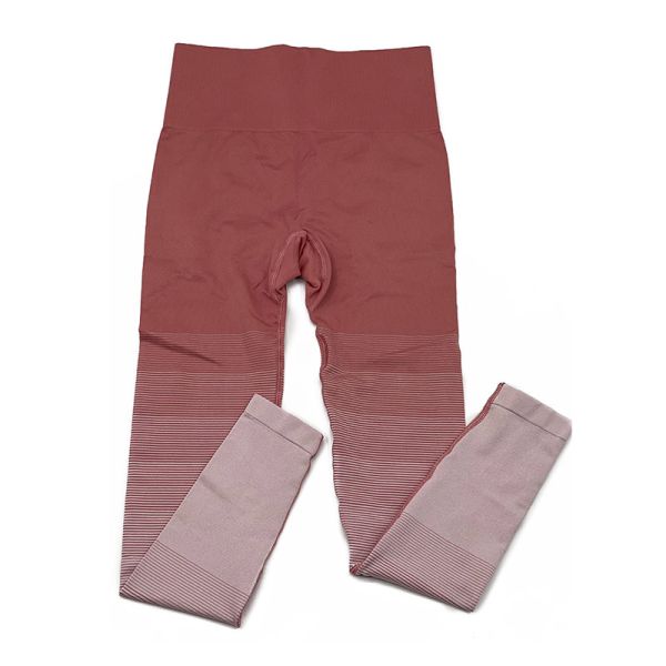 OEM Yoga GYM Leggings Butt Push Up Striped Tracksuit Quality Leggings Factory