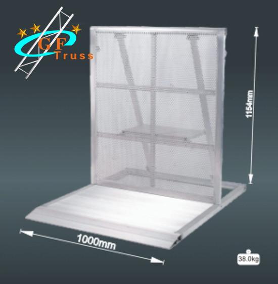 Aluminium Stage Barriers Explosion Proof Concert Fence Galvanized Iron Material