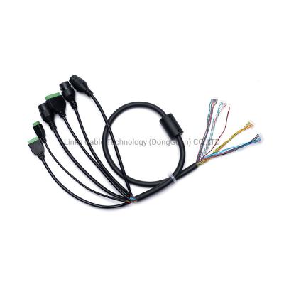 Faisceau de câblage isolé en PVC UL1007 personnalisé pour les applications industrielles